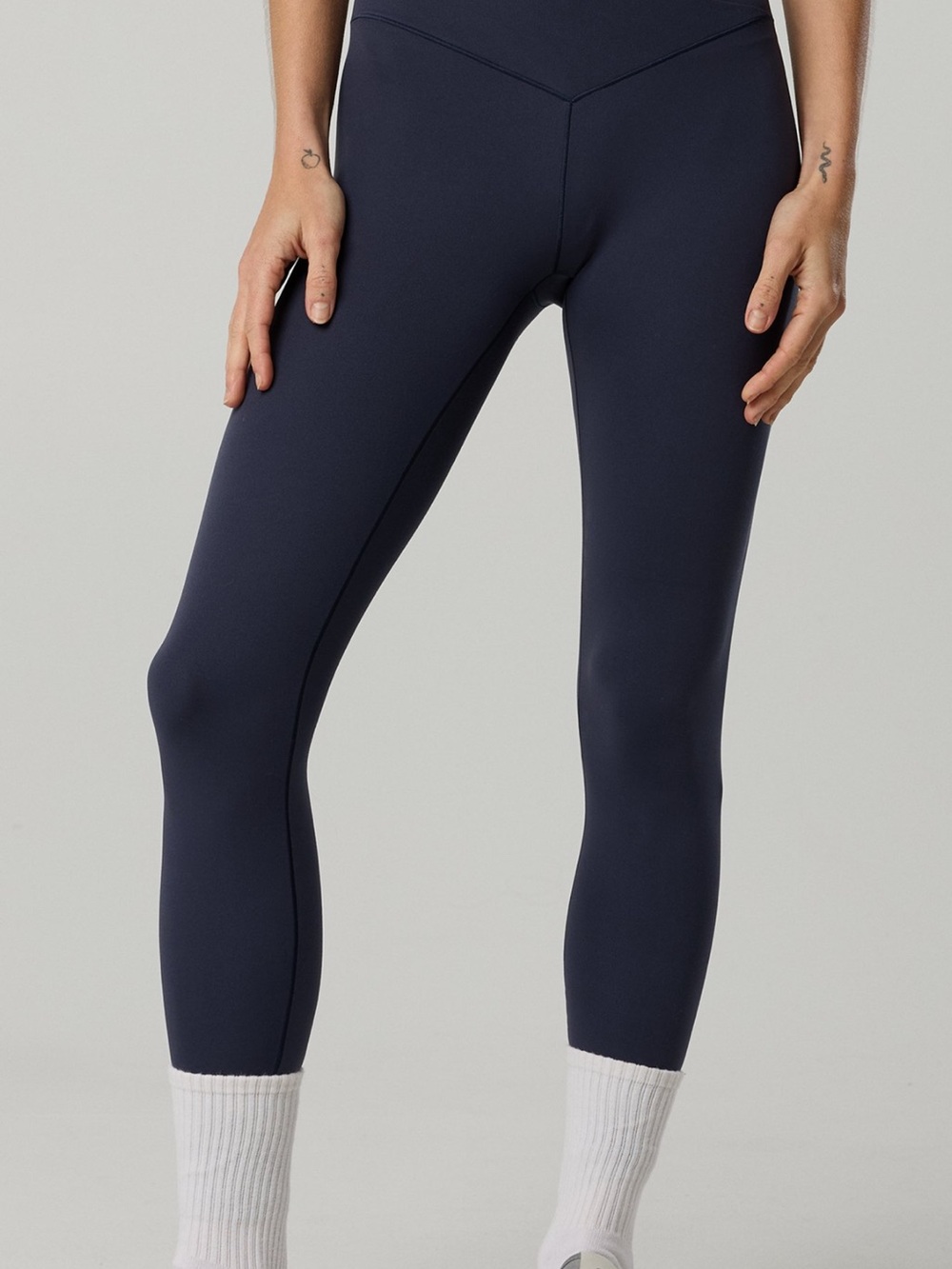 aerie Navy High-Rise Performance Leggings